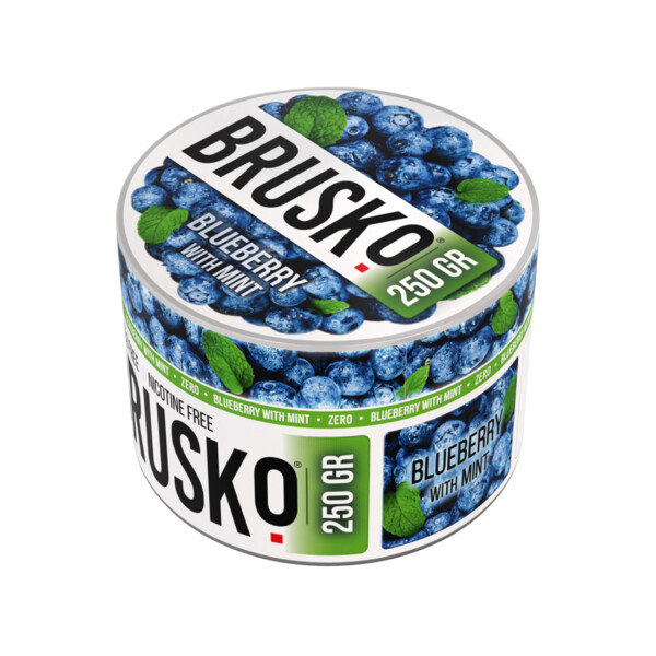 Blueberry with Mint - Brusko Tobacco Zero